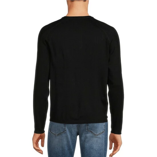 Top 10 ❤️ Murano Performance Solid Henley Sweater Navy ❤️ 2 Top 10 ❤️ Murano Performance Solid Henley Sweater Navy ❤️ - Image 2