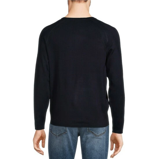 Top 10 ❤️ Murano Performance Solid Henley Sweater Navy ❤️ 6 Top 10 ❤️ Murano Performance Solid Henley Sweater Navy ❤️ - Image 6