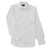 Cheapest ⌛ Murano Wardrobe Essentials Big & Tall Solid Twill Long-Sleeve Woven 😍 Shirt White 💯