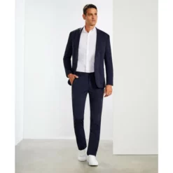 Budget ✔️ Murano Slim-Fit Non-Iron Italian Solid Long-Sleeve Woven 😉 Shirt White ✨ -Murano Shop unnamed file 541