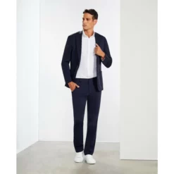 Budget ✔️ Murano Slim-Fit Non-Iron Italian Solid Long-Sleeve Woven 😉 Shirt White ✨ -Murano Shop unnamed file 542