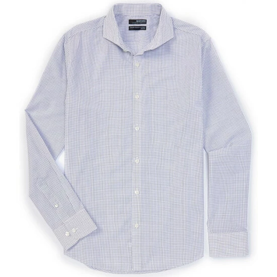 Brand new ❤️ Murano Wardrobe Essentials Slim-Fit Long-Sleeve Woven Shirt Blue ⭐ 1 Brand new ❤️ Murano Wardrobe Essentials Slim-Fit Long-Sleeve Woven Shirt Blue ⭐