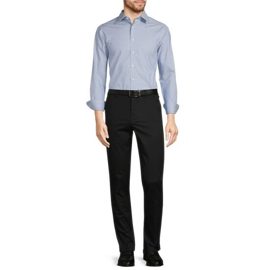 Hot Sale π€© Murano Medium Blue Heather Diamond Dobby Print Slim-Fit Spread Collar Dress Shirt β 3 Hot Sale π€© Murano Medium Blue Heather Diamond Dobby Print Slim-Fit Spread Collar Dress Shirt β - Image 3