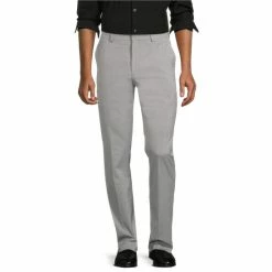 Top 10 👍 Murano Wardrobe Essentials Evan Extra Slim-Fit TekFit Waistband Suit Separates Flat-Front Dress Pants Navy 🥰