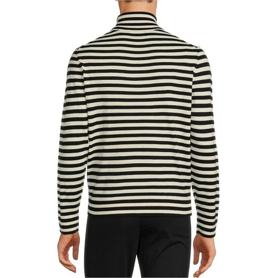 Best Sale β€οΈ Murano Performance Feeder Stripe Turtleneck Sweater Black π 2 Best Sale β€οΈ Murano Performance Feeder Stripe Turtleneck Sweater Black π - Image 2