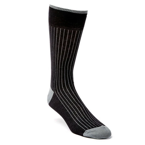 Hot Sale π₯ Murano Plating Crew Dress Socks Charcoal π 2 Hot Sale π₯ Murano Plating Crew Dress Socks Charcoal π - Image 2
