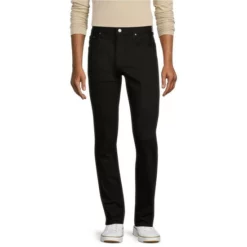 Best Pirce ⌛ Murano Wardrobe Essentials Alex Slim-Fit 5-Pocket Stretch Denim ✔️ Jeans Black ⌛