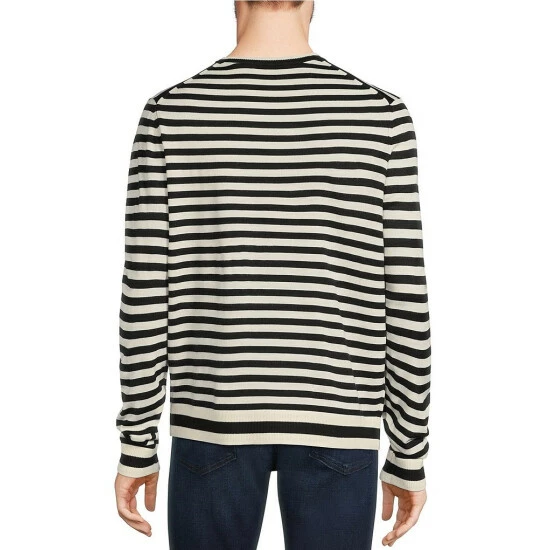 Top 10 ✨ Murano Performance Feeder Stripe Crewneck Sweater Navy ✔️ 6 Top 10 ✨ Murano Performance Feeder Stripe Crewneck Sweater Navy ✔️ - Image 6