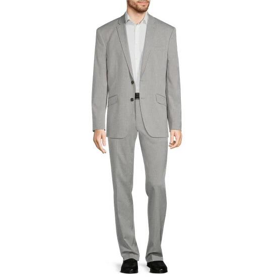 Top 10 ⌛ Murano Big & Tall Wardrobe Essentials Regular-Fit Suit Separates Blazer Light Grey ⭐ 3 Top 10 ⌛ Murano Big & Tall Wardrobe Essentials Regular-Fit Suit Separates Blazer Light Grey ⭐ - Image 3