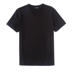 Wholesale 💯 Murano Wardrobe Essentials Liquid Luxury Slim-Fit Short-Sleeve V-Neck Tee Grey Heather 🎁