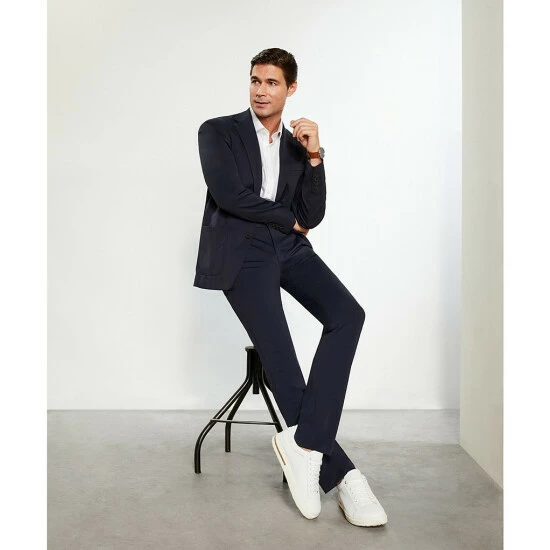 Cheap ✔️ Murano Performance Stretch Slim-Fit Suit Separates Blazer Black ⌛ 5 Cheap ✔️ Murano Performance Stretch Slim-Fit Suit Separates Blazer Black ⌛ - Image 5