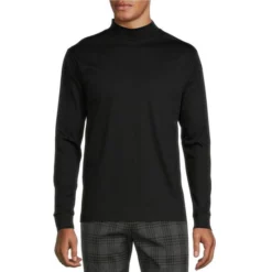 Brand new ✨ Murano Liquid Luxury Interlock Mock Neck Pullover Black ✨ -Murano Shop unnamed file 742