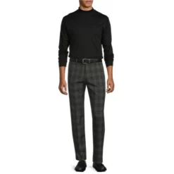 Brand new ✨ Murano Liquid Luxury Interlock Mock Neck Pullover Black ✨ -Murano Shop unnamed file 744