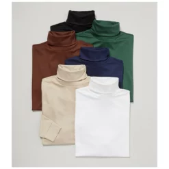 Best reviews of ⭐ Murano Liquid Luxury Solid Interlock Turtleneck Chocolate Brown ⌛ -Murano Shop unnamed file 751