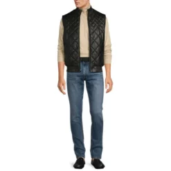 Outlet π Murano Quilted Diamond Leather Vest Black π 6 Outlet π Murano Quilted Diamond Leather Vest Black π -Murano Shop unnamed file 763