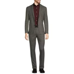 Buy π Murano Slim-Fit Plaid Suit Separates Blazer Burgundy π₯ 5 Buy π Murano Slim-Fit Plaid Suit Separates Blazer Burgundy π₯ -Murano Shop unnamed file 793