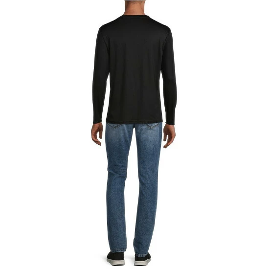 Outlet ✨ Murano Liquid Luxury Solid Classic-Fit Long-Sleeve Tee Sand ✔️ 7 Outlet ✨ Murano Liquid Luxury Solid Classic-Fit Long-Sleeve Tee Sand ✔️ - Image 7