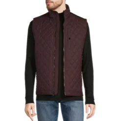 Best deal 🎉 Murano Diamond Quilted Vest Merlot 🔔 -Murano Shop unnamed file 852