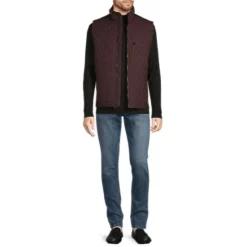 Best deal 🎉 Murano Diamond Quilted Vest Merlot 🔔 -Murano Shop unnamed file 854