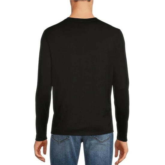 New β Murano Liquid Luxury Slim-Fit Jersey Long-Sleeve V-Neck Tee Dark Copper π 7 New β Murano Liquid Luxury Slim-Fit Jersey Long-Sleeve V-Neck Tee Dark Copper π - Image 7