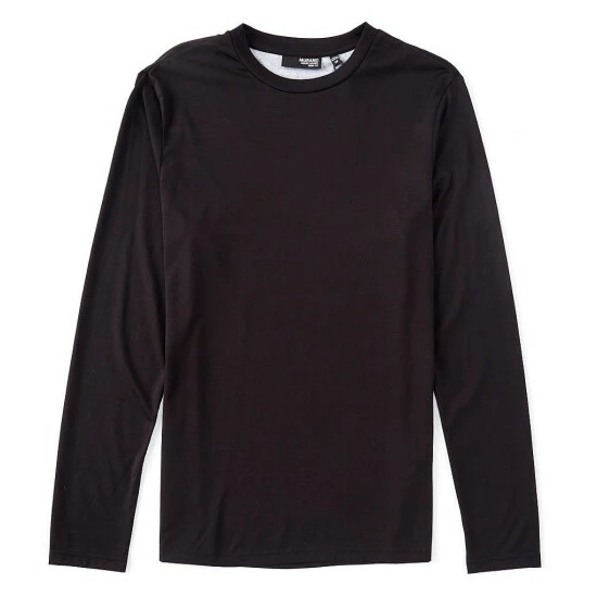 Cheapest π Murano Liquid Luxury Slim-Fit Solid Long-Sleeve Jersey Crew Black β€οΈ 2 Cheapest π Murano Liquid Luxury Slim-Fit Solid Long-Sleeve Jersey Crew Black β€οΈ - Image 2
