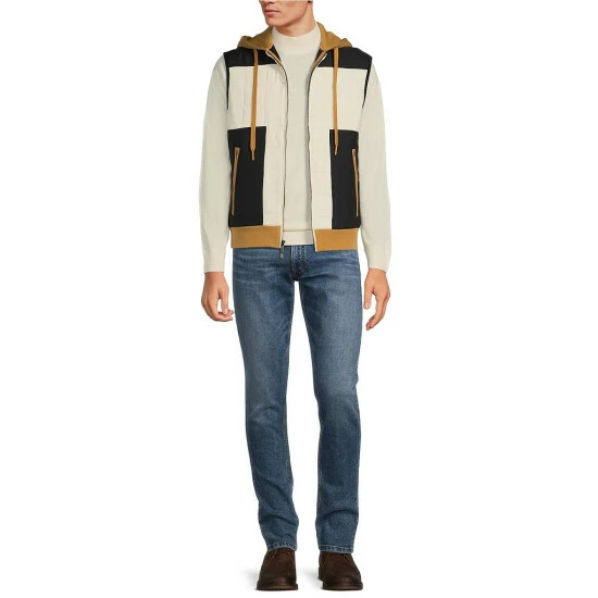 Wholesale π€© Murano Liquid Luxury Mixed Media Hood Full-Zip Vest Black π 3 Wholesale π€© Murano Liquid Luxury Mixed Media Hood Full-Zip Vest Black π - Image 3