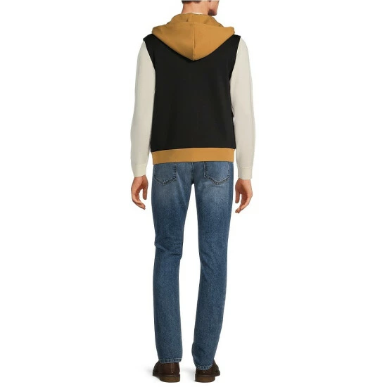 Wholesale π€© Murano Liquid Luxury Mixed Media Hood Full-Zip Vest Black π 4 Wholesale π€© Murano Liquid Luxury Mixed Media Hood Full-Zip Vest Black π - Image 4