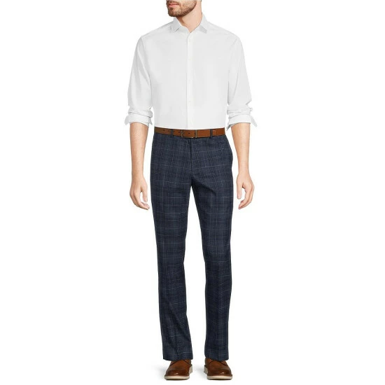 Top 10 β¨ Murano Alex Plaid Suit Separates Flat Front Plaid π₯° Dress Pants Navy β 3 Top 10 β¨ Murano Alex Plaid Suit Separates Flat Front Plaid π₯° Dress Pants Navy β - Image 3