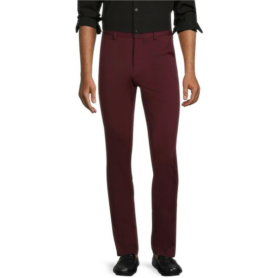 New βοΈ Murano Evan Extra Slim-Fit Flat-Front Performance Stretch Suit Separates π Dress Pants Merlot π 2 New βοΈ Murano Evan Extra Slim-Fit Flat-Front Performance Stretch Suit Separates π Dress Pants Merlot π - Image 2
