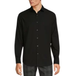 Best Sale 😀 Murano Solid Long-Sleeve Woven Shirt Whiteness 🌟 -Murano Shop unnamed file 925