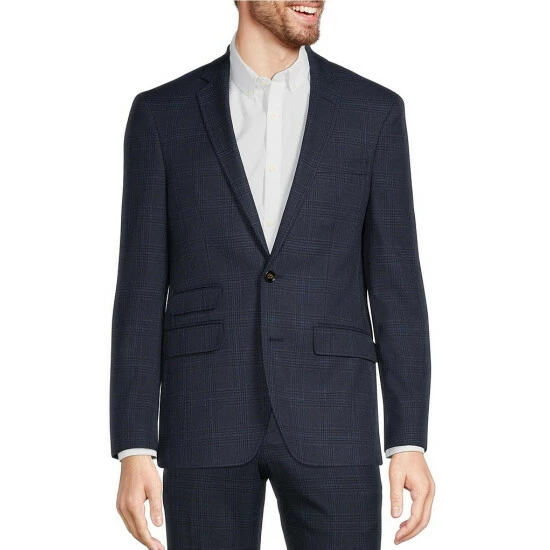 Best Sale β Murano Slim-Fit Plaid Suit Separates Blazer Navy π 1 Best Sale β Murano Slim-Fit Plaid Suit Separates Blazer Navy π