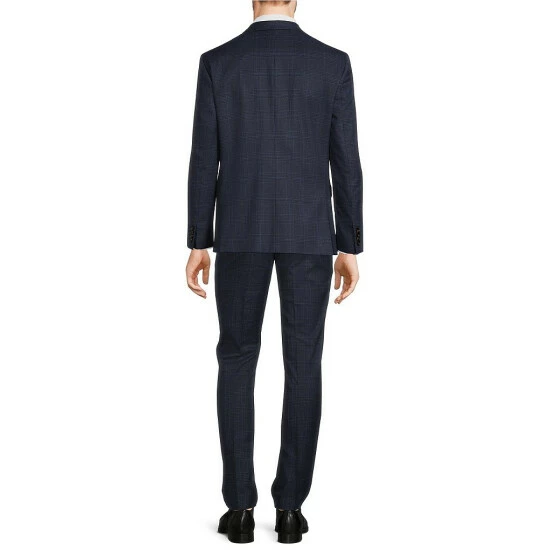 Best Sale β Murano Slim-Fit Plaid Suit Separates Blazer Navy π 4 Best Sale β Murano Slim-Fit Plaid Suit Separates Blazer Navy π - Image 4