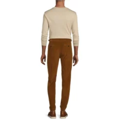 Hot Sale ⭐ Murano Intergalactic Collection Lucas Pleated Corduroy Suit Separates 👍 Dress Pants Tobacco 😉 -Murano Shop unnamed file 978